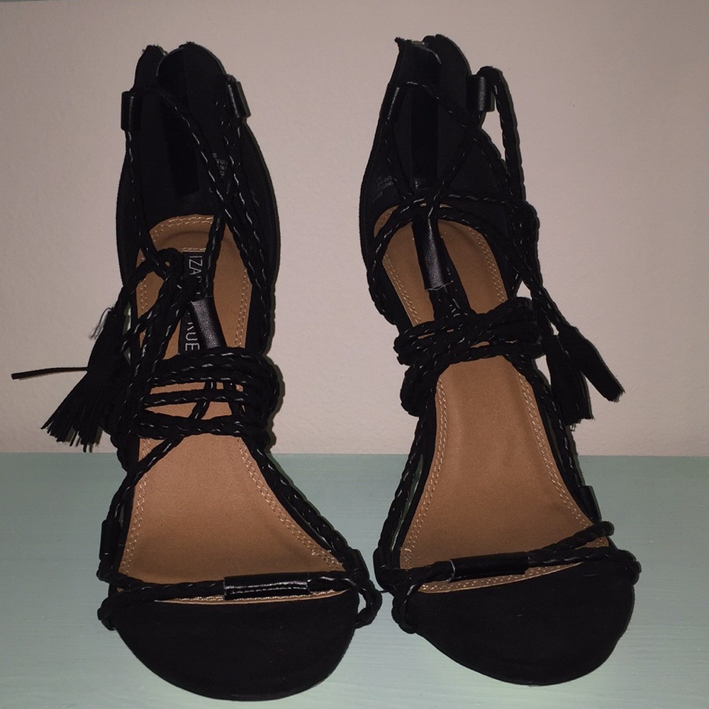 Black stilettos